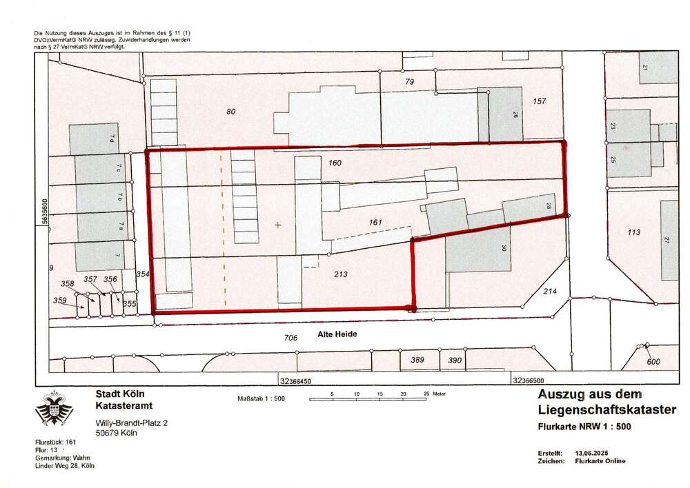 Thumbnail-Grundstück zu verkaufen in Köln 1.625.000,00 € 2500 m²