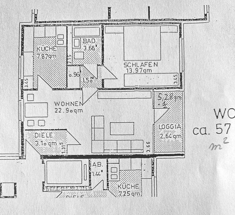 Thumbnail-Wohnung zum Kaufen in Essen 129.900,00 € 57 m²