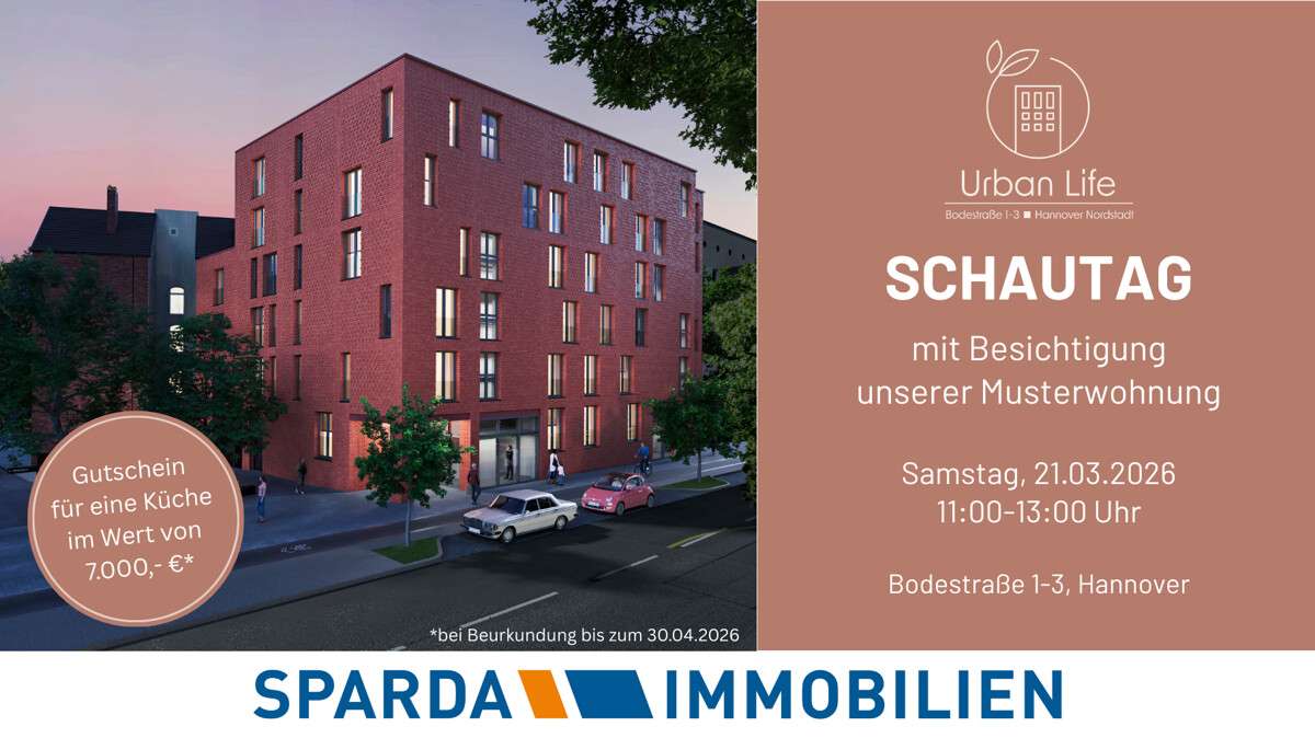 Thumbnail-Wohnung zum Kaufen in Hannover-Nordstadt 349.000,00 € 64.4 m²