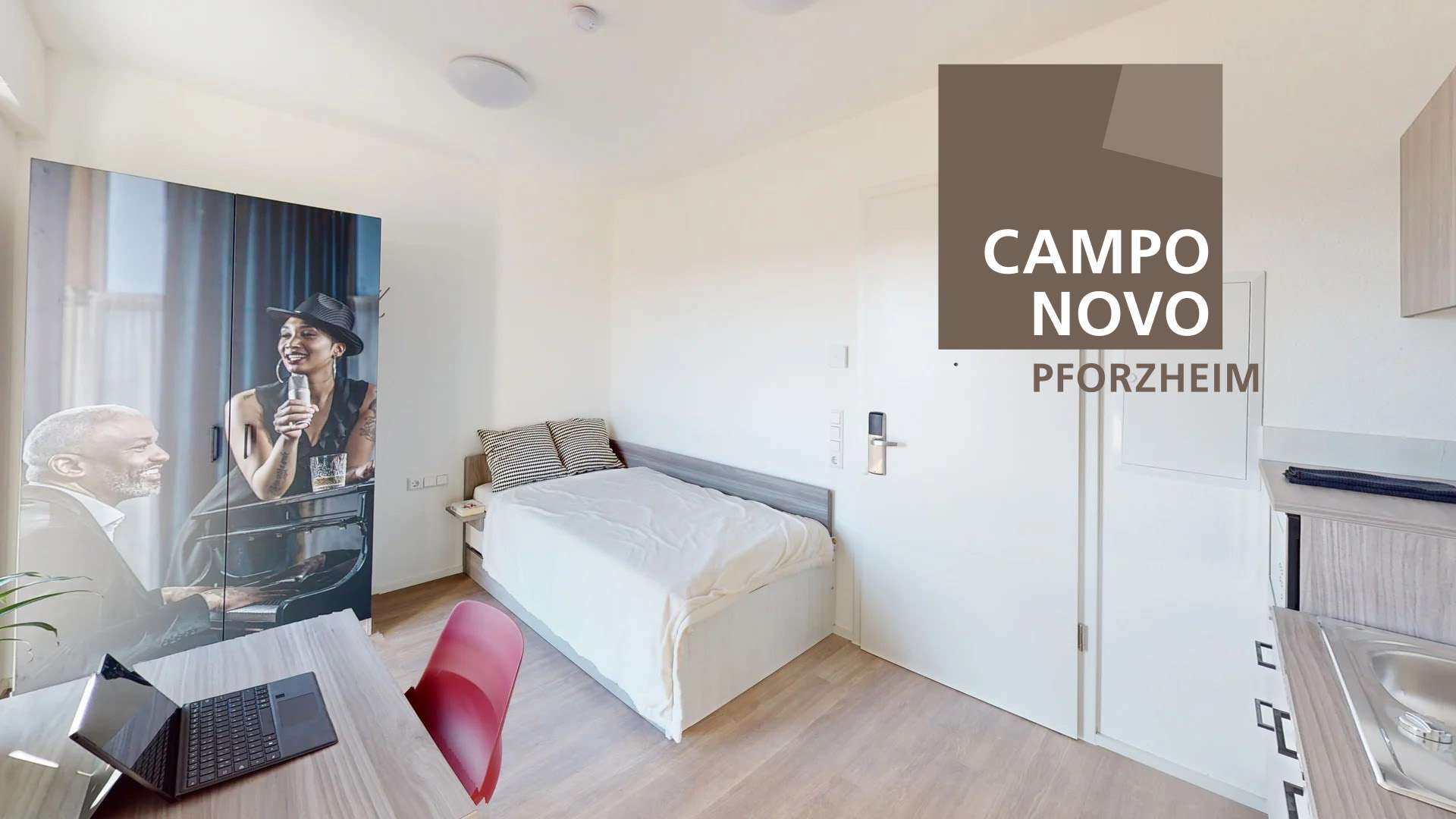 Thumbnail-Wohnung zum Mieten in Pforzheim 449,00 € 17.64 m²
