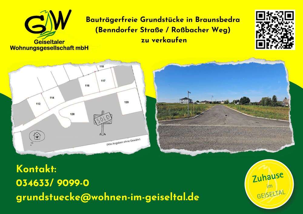 Thumbnail-Grundstück zu verkaufen in Braunsbedra 120.400,00 € 700 m²