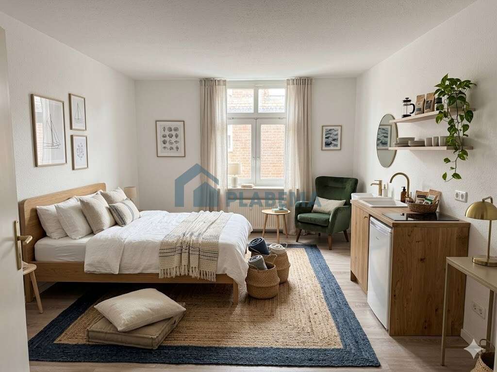Thumbnail-Wohnung zum Mieten in Stralsund 556,00 € 31.83 m²