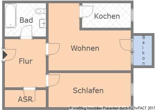 Thumbnail-Wohnung zum Mieten in Riesa 440,00 € 70.81 m²