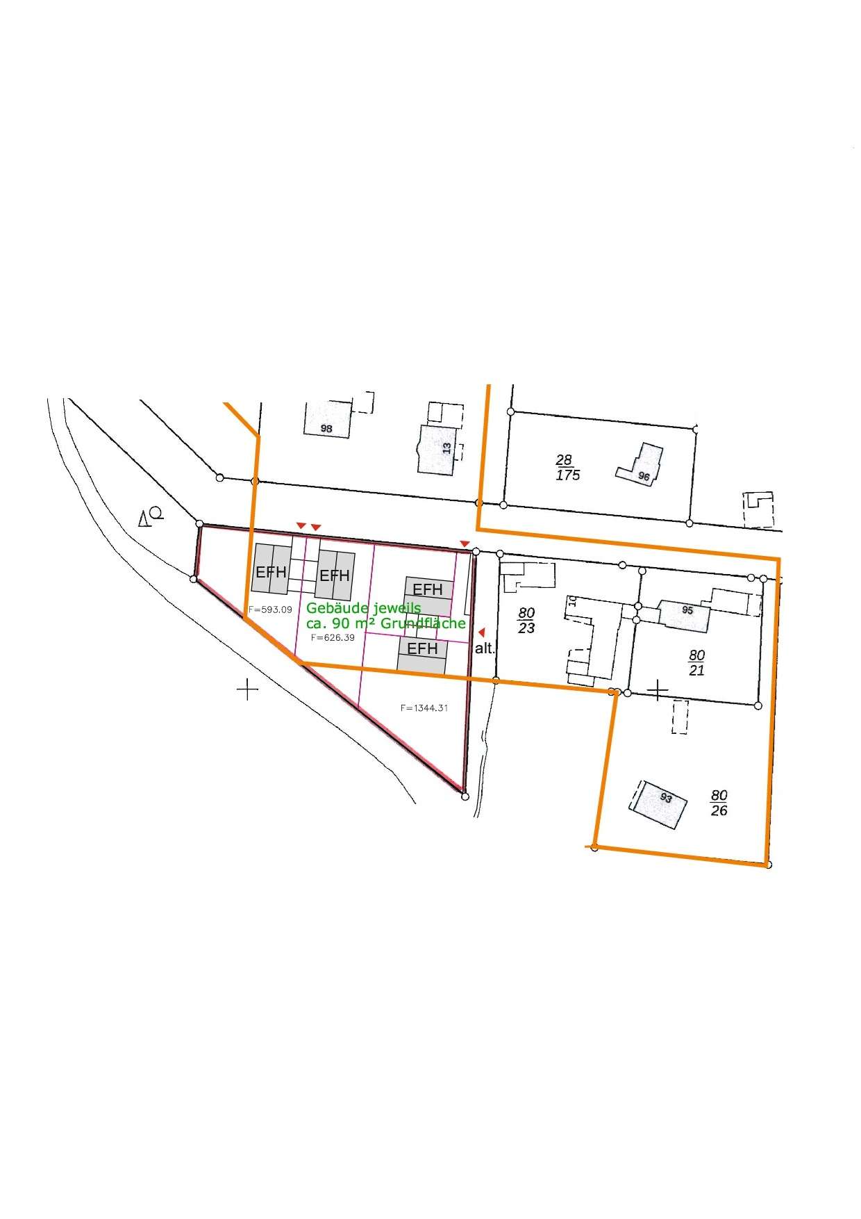 Thumbnail-Grundstück zu verkaufen in Jesteburg 195.000,00 € 593 m²