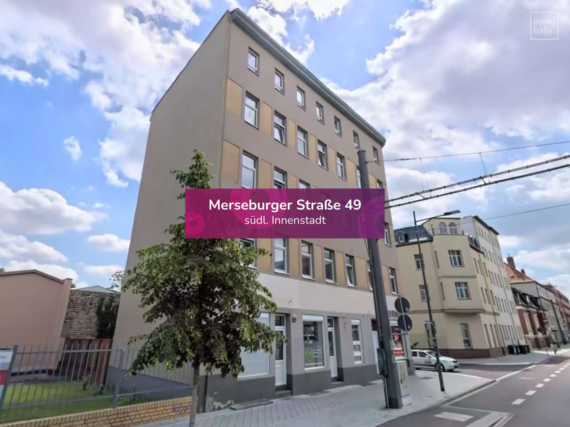 Thumbnail-Wohnung zum Mieten in Halle 475,00 € 66.86 m²
