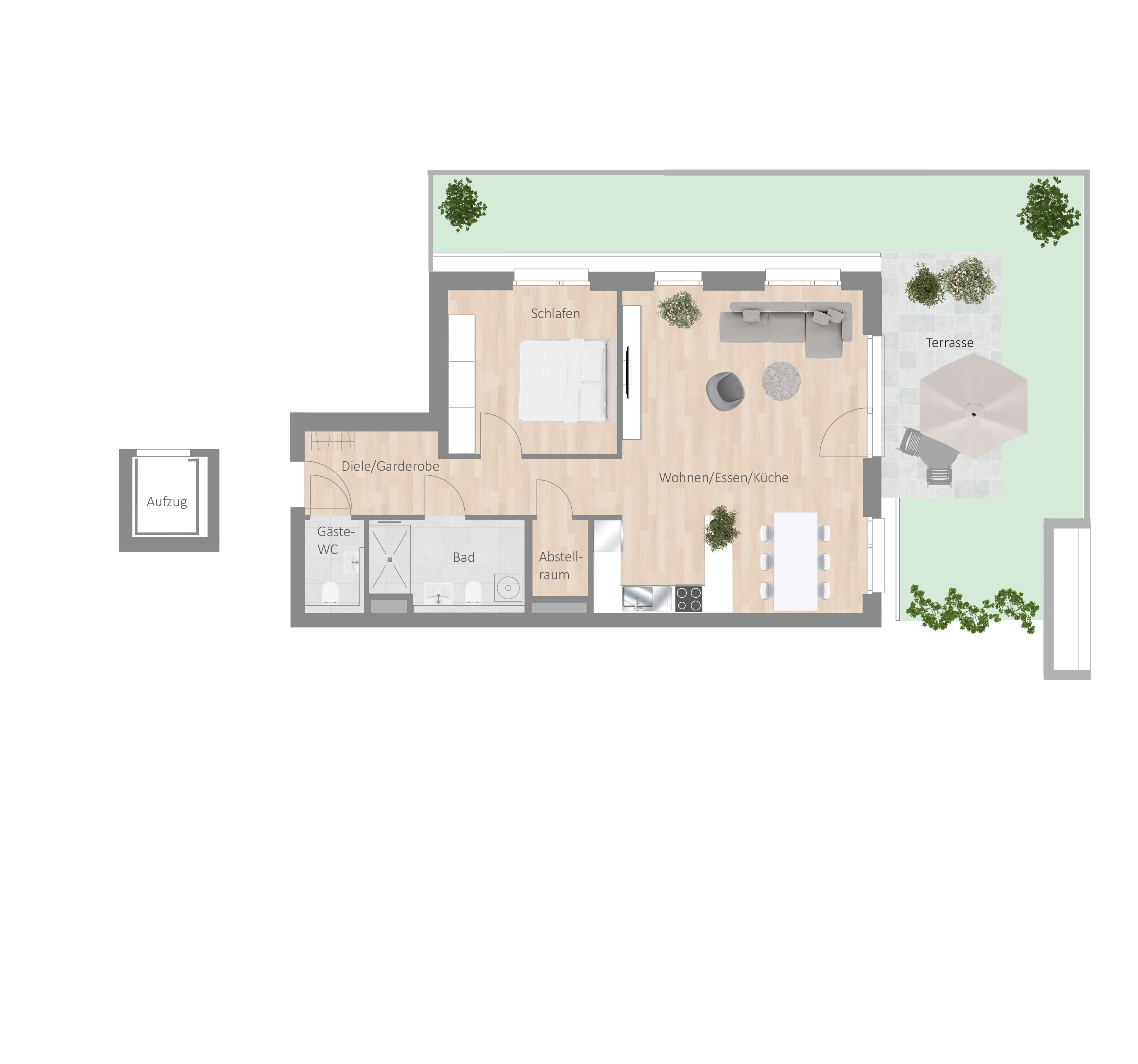 Thumbnail-Wohnung zum Mieten in Besigheim 1.150,00 € 78.41 m²
