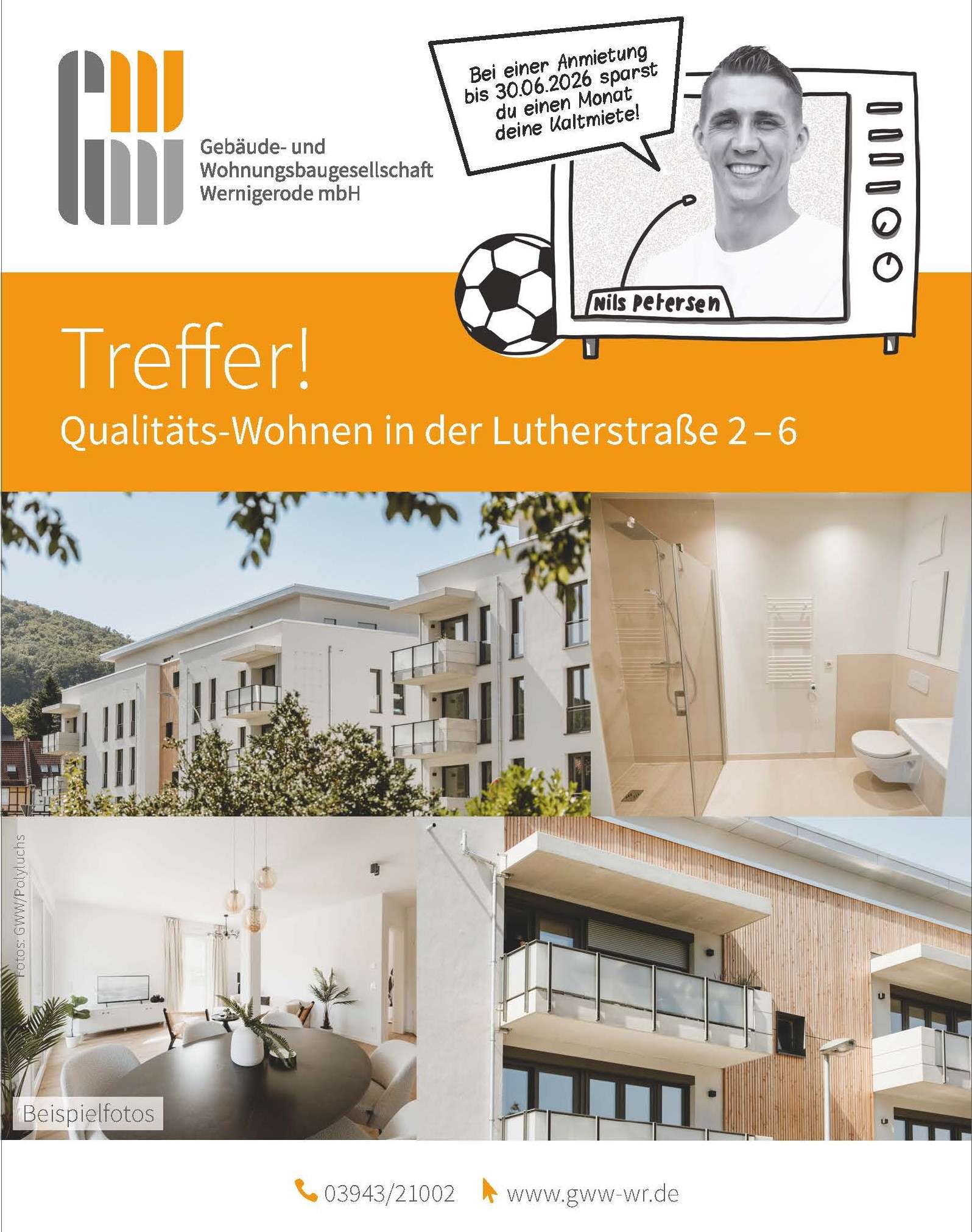 Thumbnail-Wohnung zum Mieten in Wernigerode 970,58 € 74.66 m²