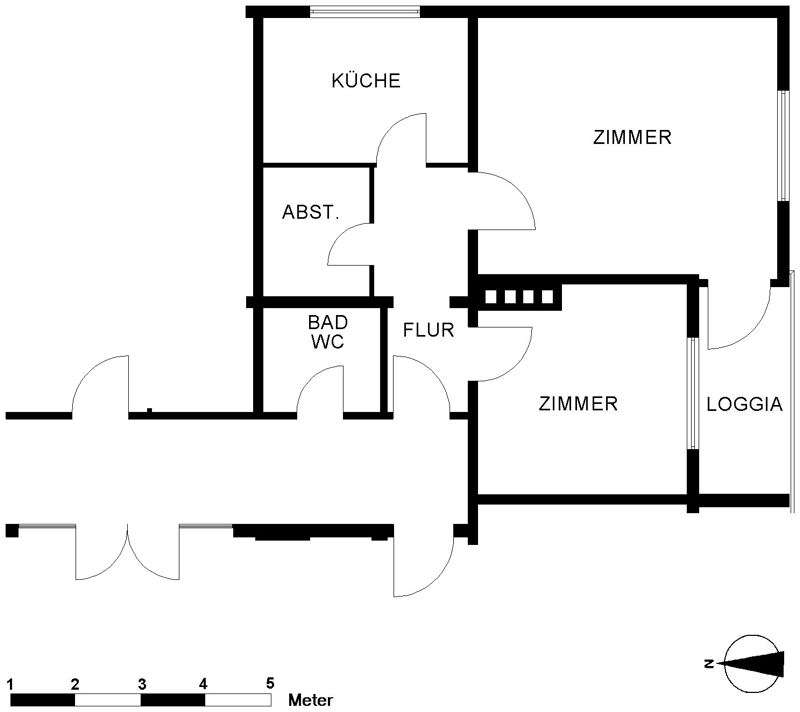 Thumbnail-Wohnung zum Mieten in Bremerhaven 343,00 € 44.7 m²