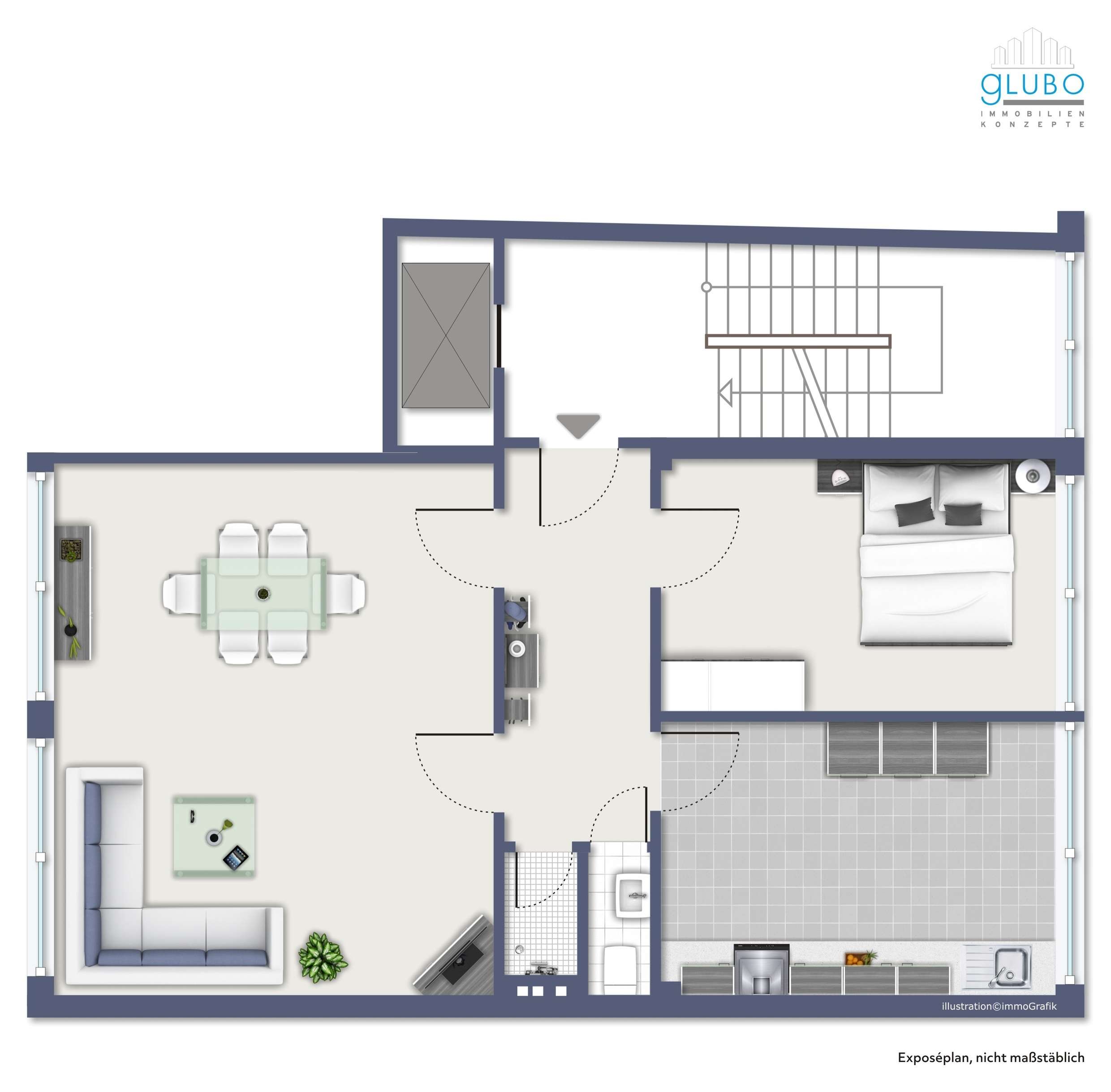 Thumbnail-Wohnung zum Mieten in Bochum 850,00 € 87 m²