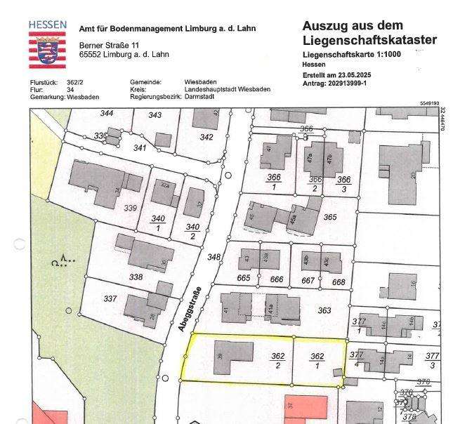 Thumbnail-Grundstück zu verkaufen in Wiesbaden 1.255.000,00 € 1504 m²
