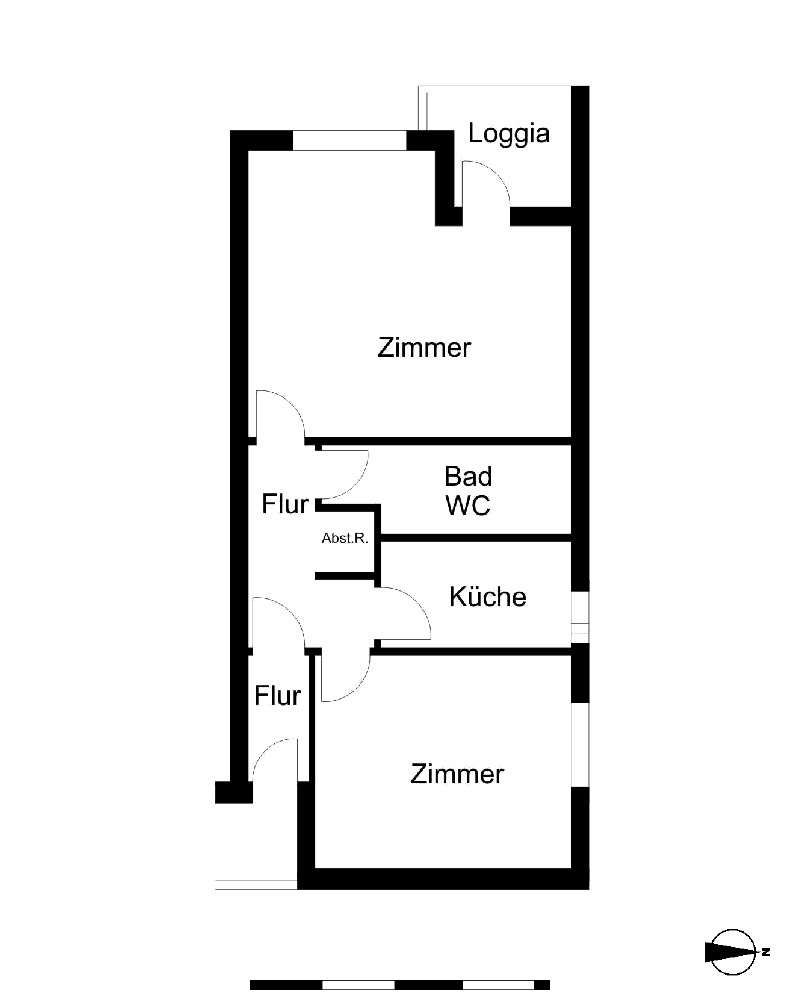Thumbnail-Wohnung zum Mieten in Bremerhaven 367,00 € 58.15 m²