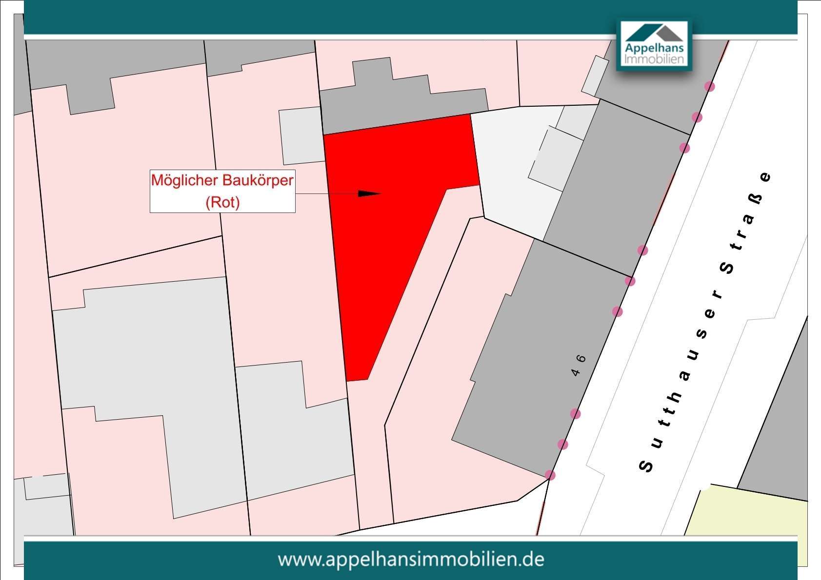 Thumbnail-Grundstück zu verkaufen in Osnabrück 137.000,00 € 292 m²