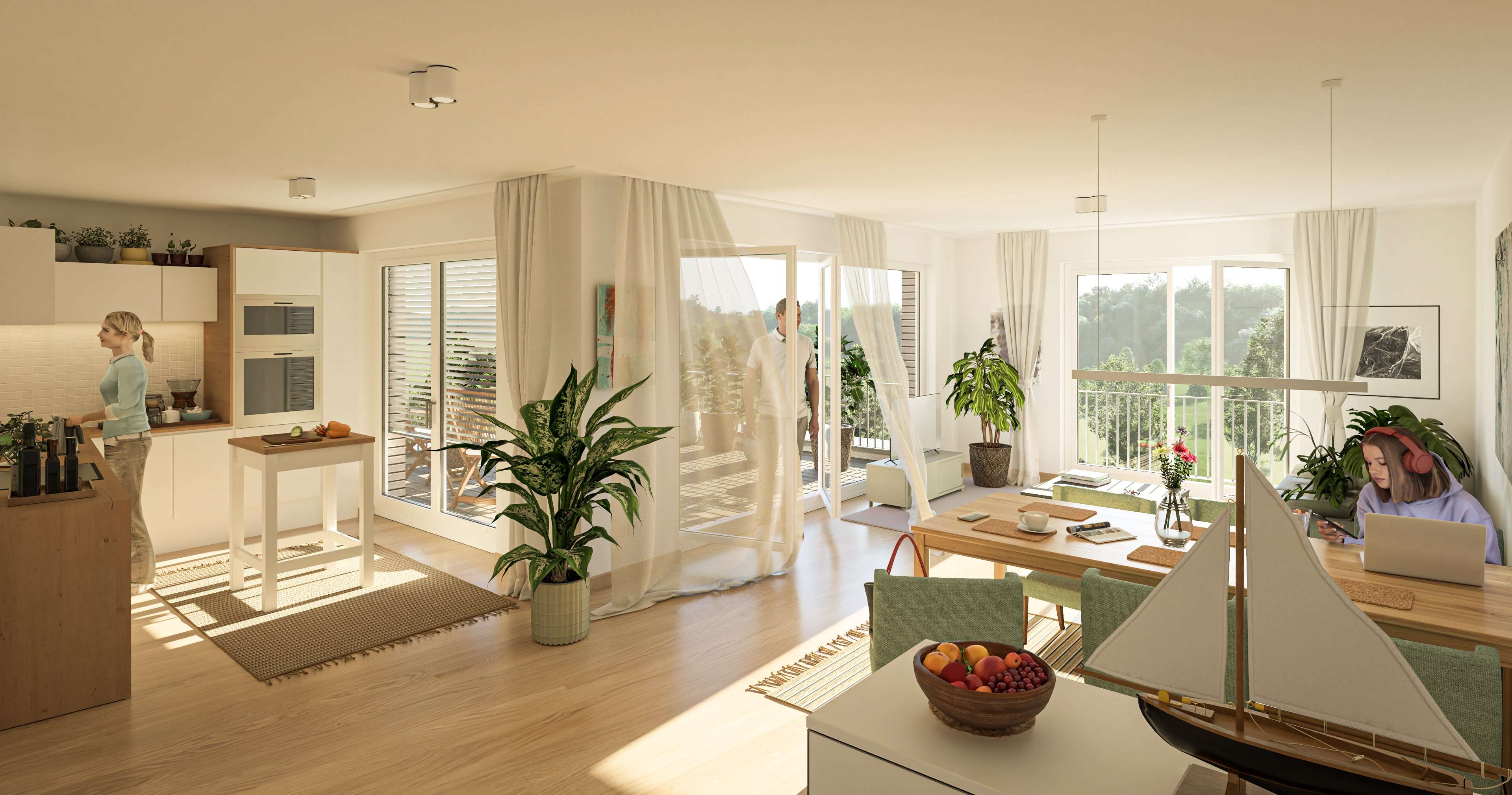 Thumbnail-Wohnung zum Kaufen in Kirchentellinsfurt 645.064,50 € 94.17 m²