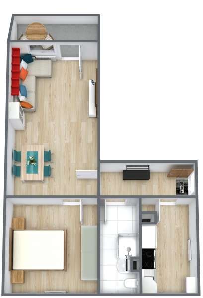Thumbnail-Wohnung zum Mieten in Wernigerode 329,75 € 50.73 m²