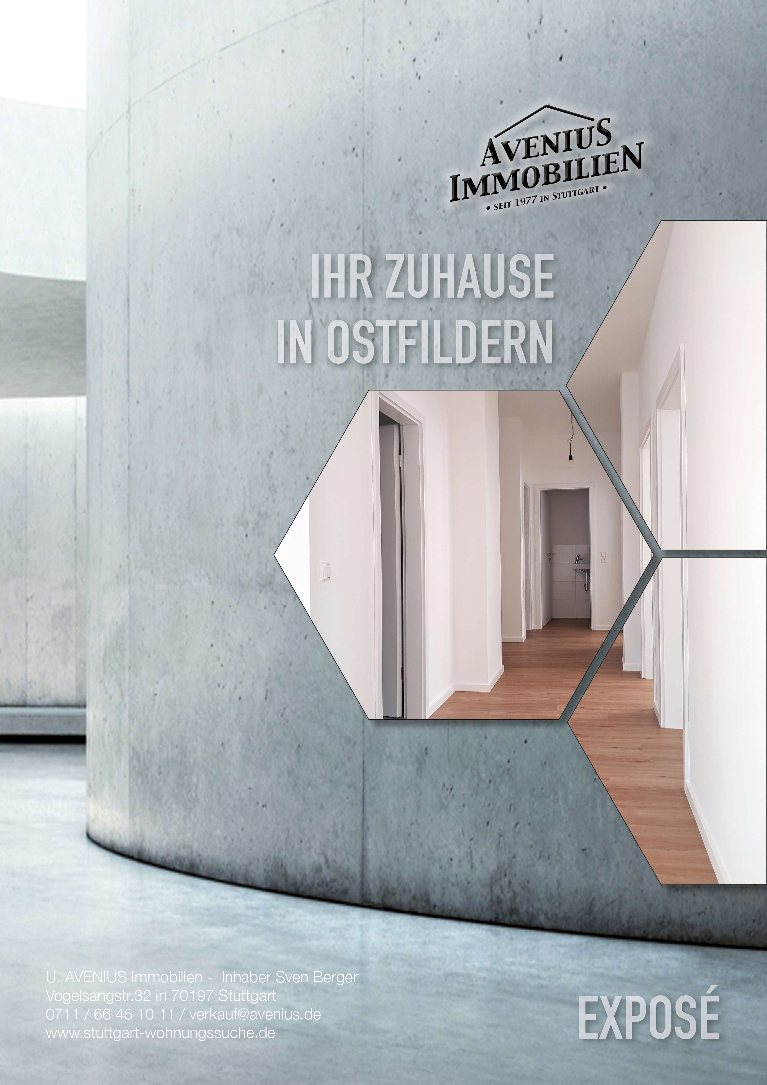 Thumbnail-Wohnung zum Mieten in Ostfildern 1.300,00 € 101.03 m²
