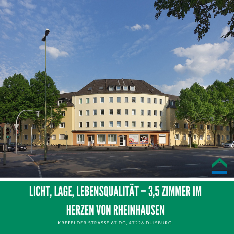 Thumbnail-Wohnung zum Mieten in Duisburg 485,32 € 69.73 m²