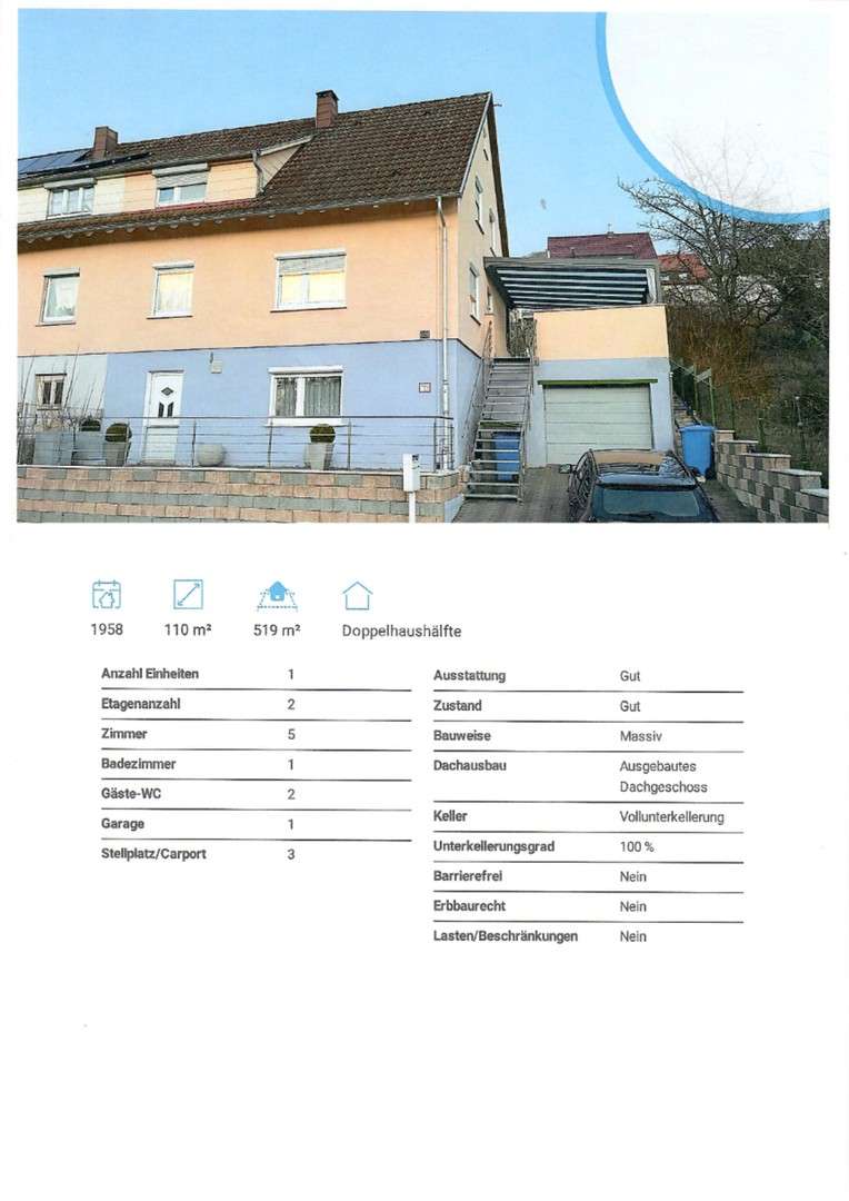 Thumbnail-Haus zum Kaufen in Aalen Unterkochen 430.000,00 € 110 m²