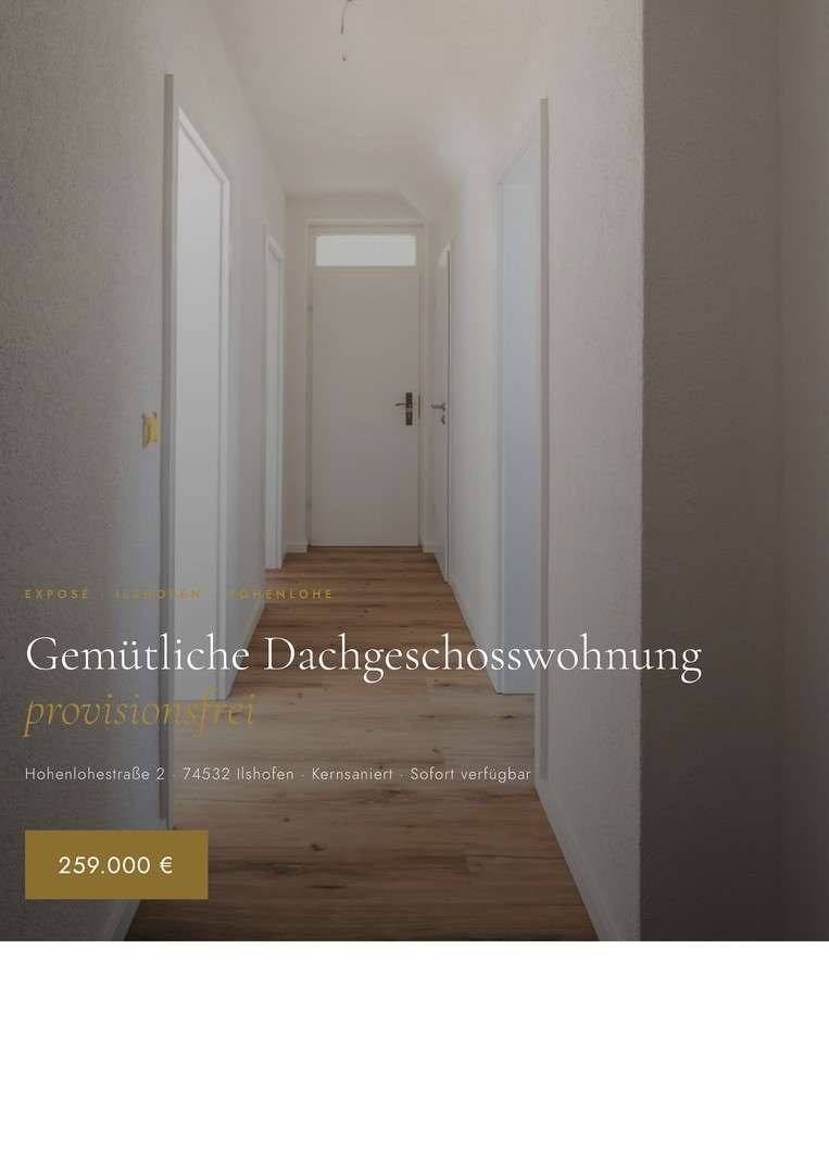 Thumbnail-Wohnung zum Kaufen in Ilshofen 259.000,00 € 67.67 m²