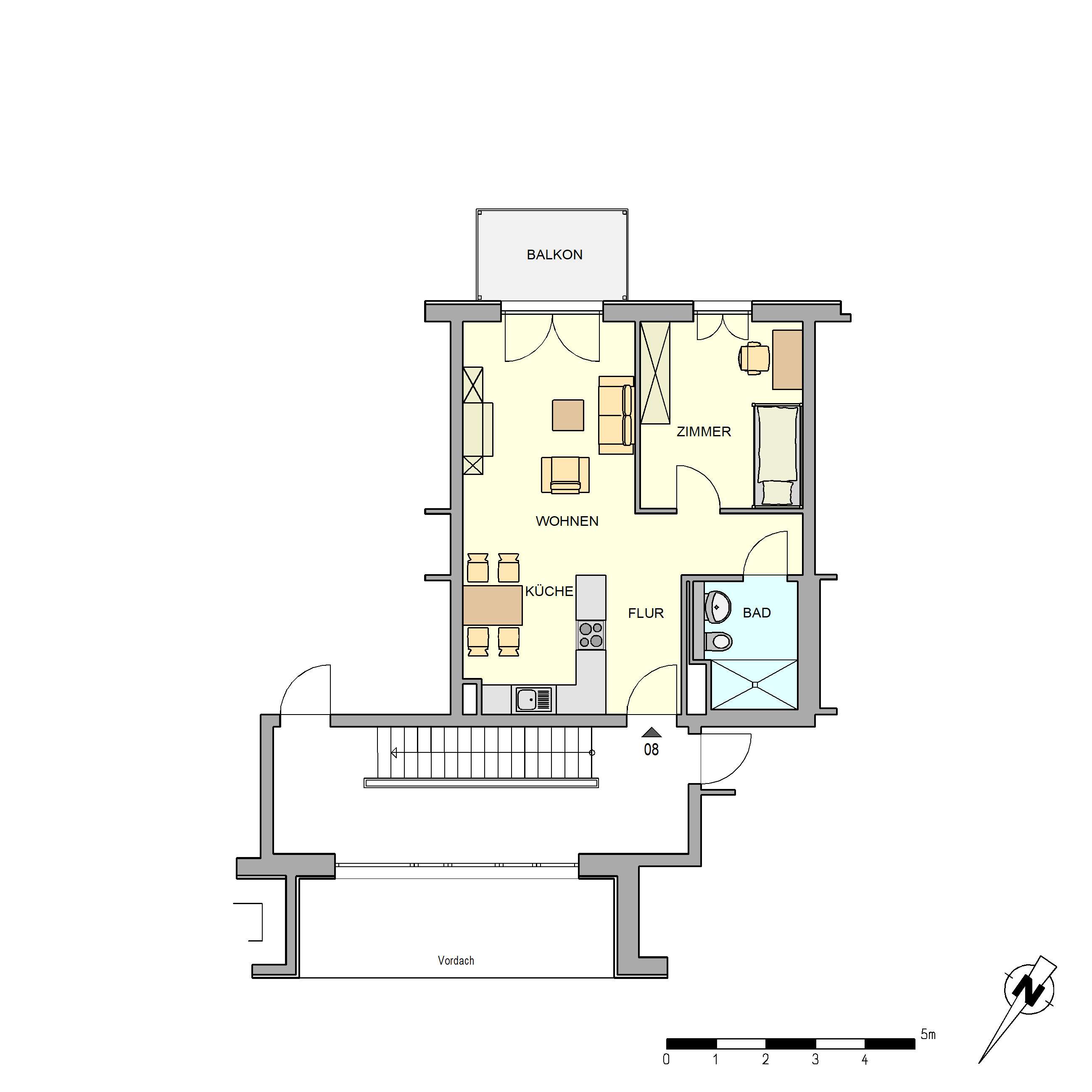 Thumbnail-Wohnung zum Mieten in Weinböhla 674,00 € 55 m²