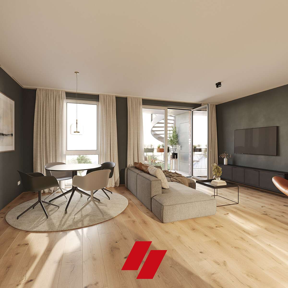 Thumbnail-Wohnung zum Mieten in Bremen 1.307,00 € 72.59 m²
