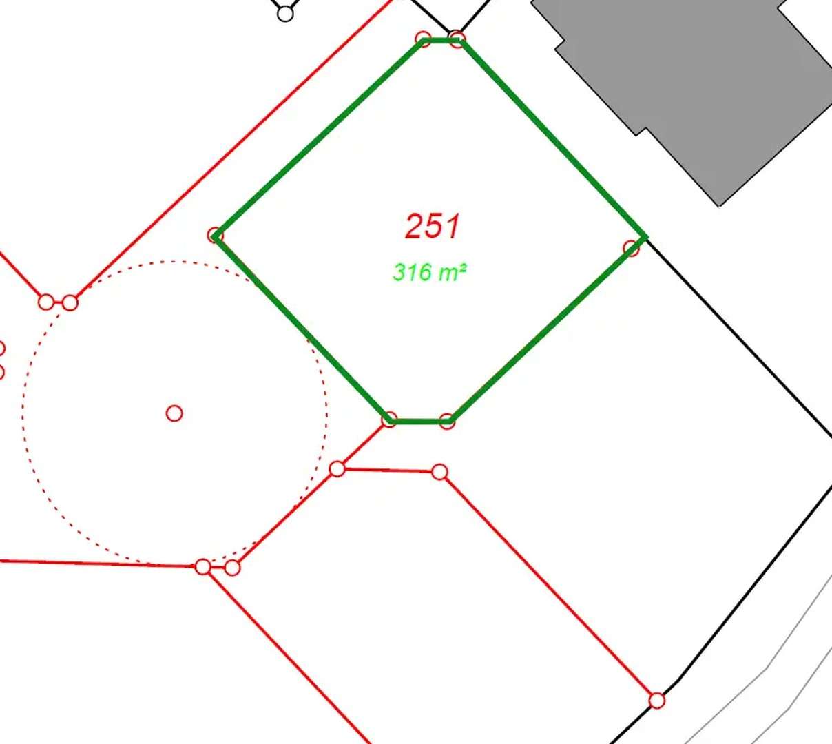 Thumbnail-Grundstück zu verkaufen in Hasbergen 125.500,00 € 316 m²