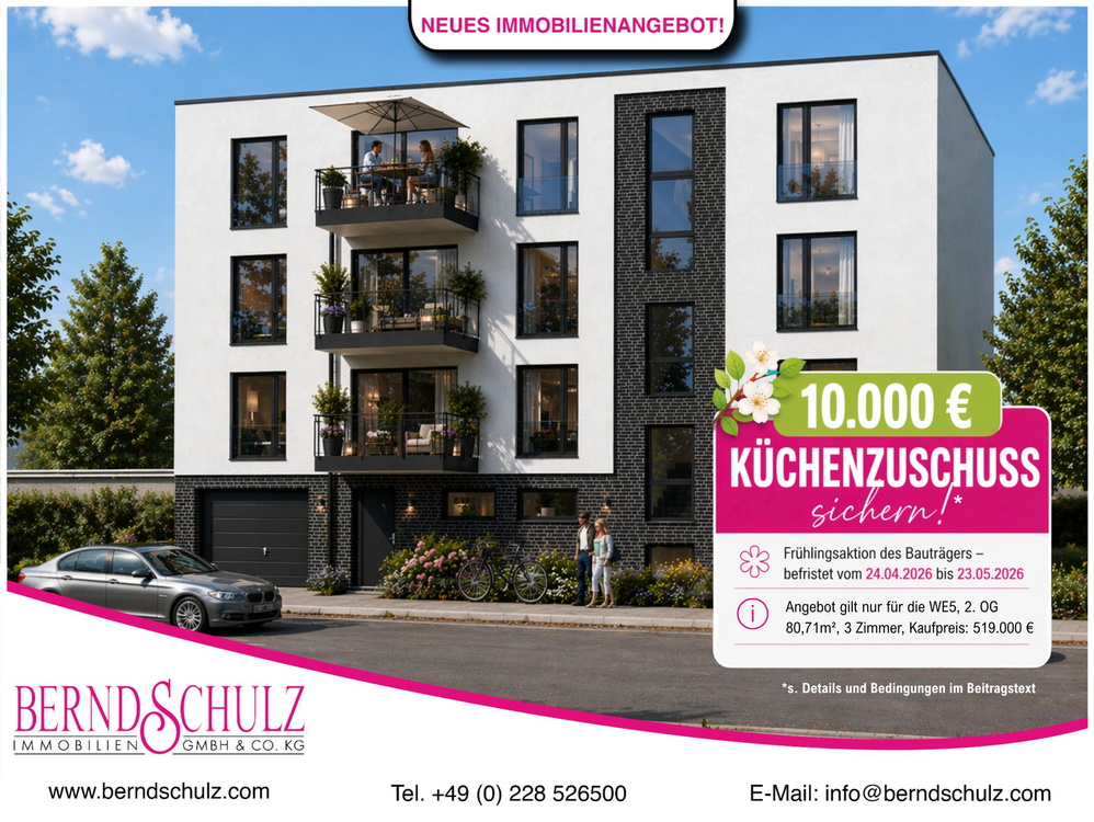 Thumbnail-Wohnung zum Kaufen in Bonn 519.000,00 € 80.71 m²
