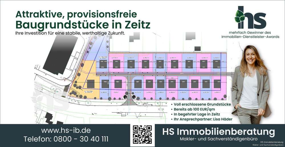 Thumbnail-Grundstück zu verkaufen in Zeitz 50.500,00 € 505 m²