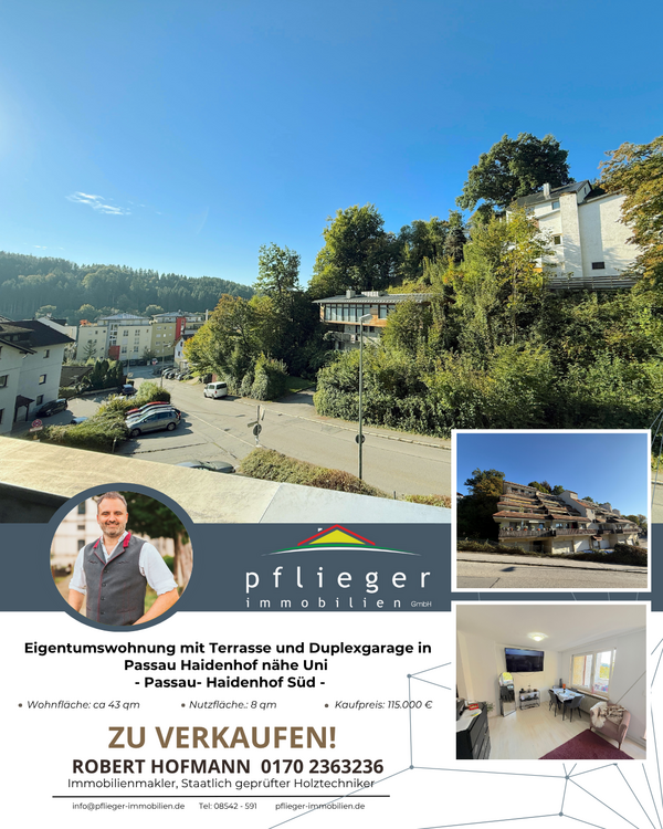 Thumbnail-Wohnung zum Kaufen in Passau 115.000,00 € 43 m²