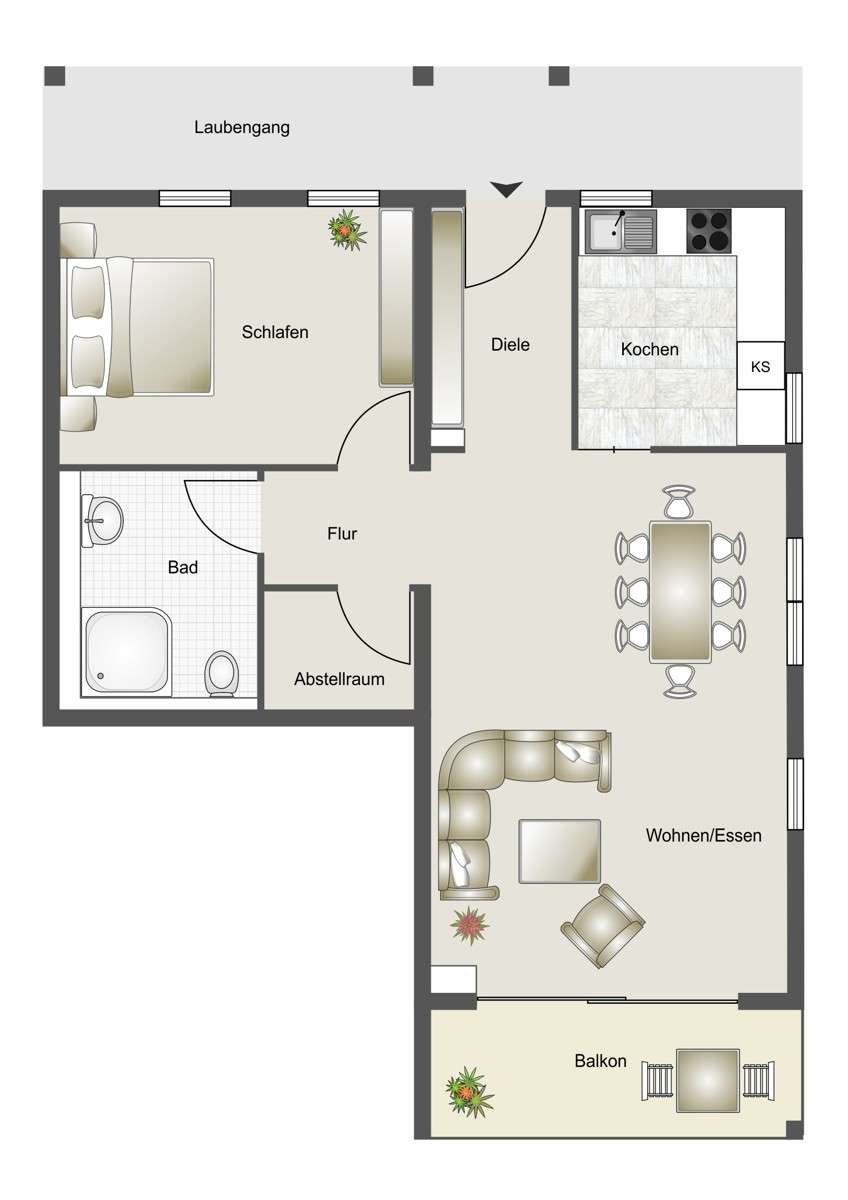 Thumbnail-Wohnung zum Mieten in Niedernhall 970,00 € 89 m²