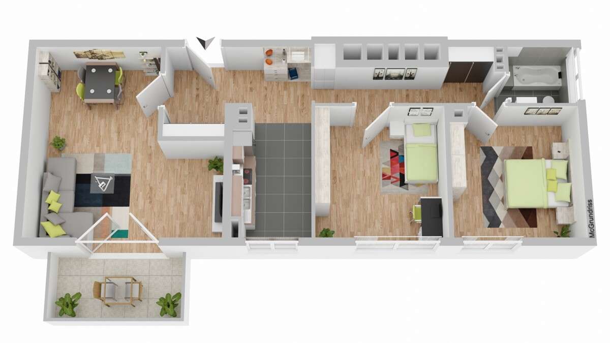 Thumbnail-Wohnung zum Kaufen in Ludwigshafen am Rhein 235.000,00 € 86 m²