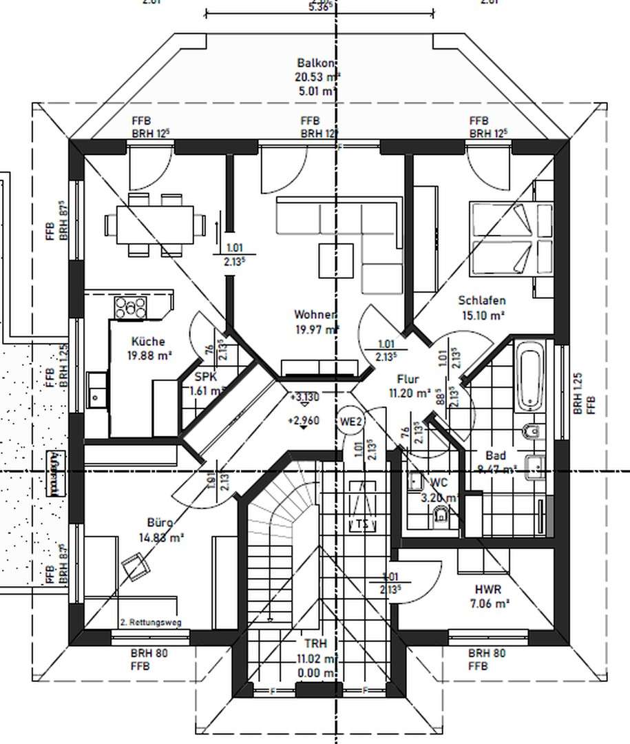 Thumbnail-Wohnung zum Mieten in Dienheim 1.780,00 € 111 m²
