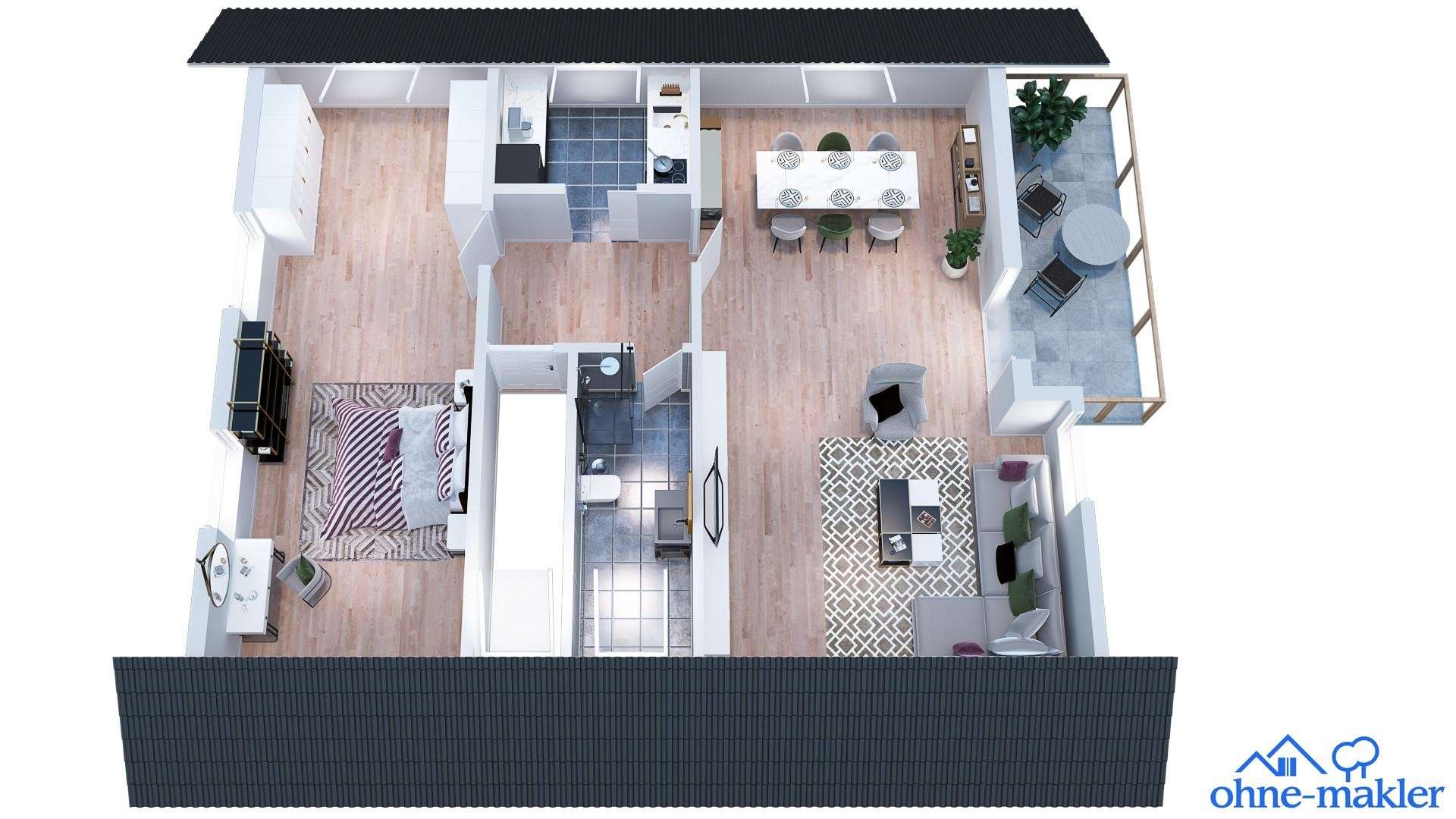 Thumbnail-Wohnung zum Mieten in Brombachtal 780,00 € 78 m²