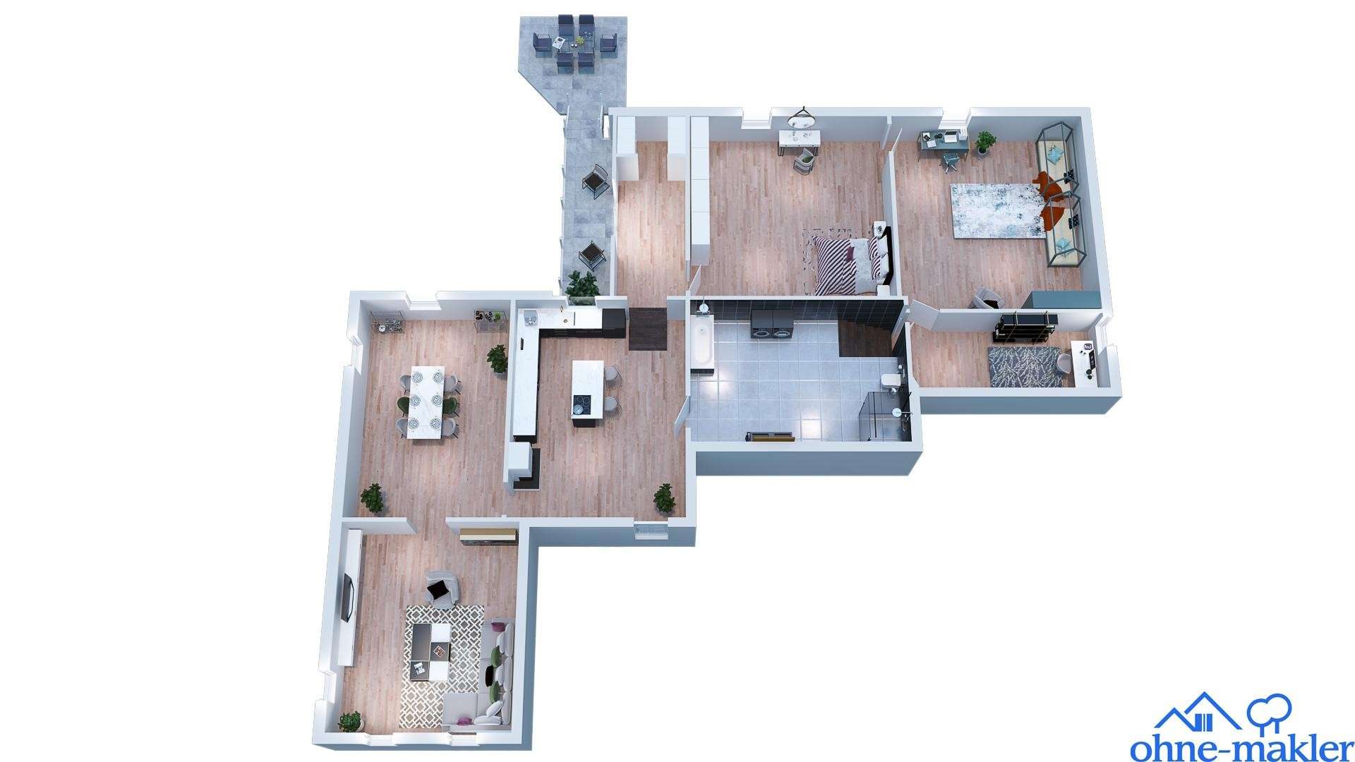 Thumbnail-Wohnung zum Kaufen in Dettingen 280.000,00 € 91.21 m²