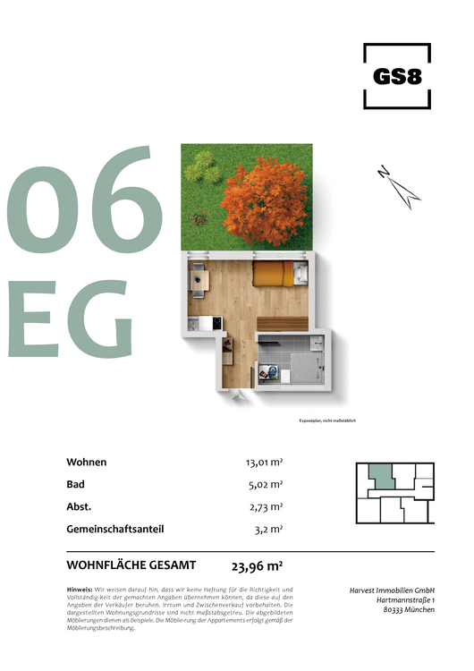 Thumbnail-Wohnung zum Kaufen in München 375.762,19 € 23.97 m²