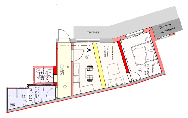 Thumbnail-Wohnung zum Mieten in Sömmerda 695,00 € 55 m²