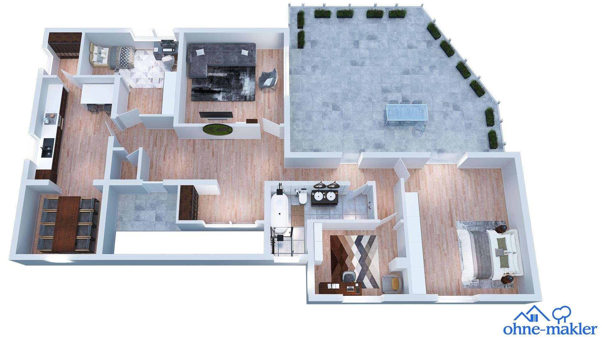 Thumbnail-Wohnung zum Mieten in Brombachtal 1.400,00 € 160 m²