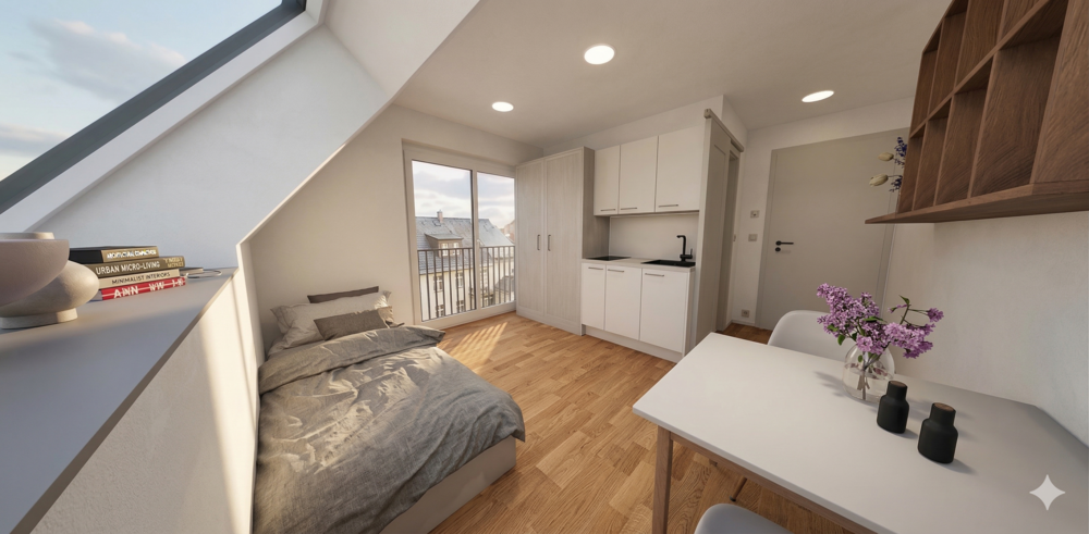 Thumbnail-Wohnung zum Kaufen in München 294.256,49 € 18.82 m²