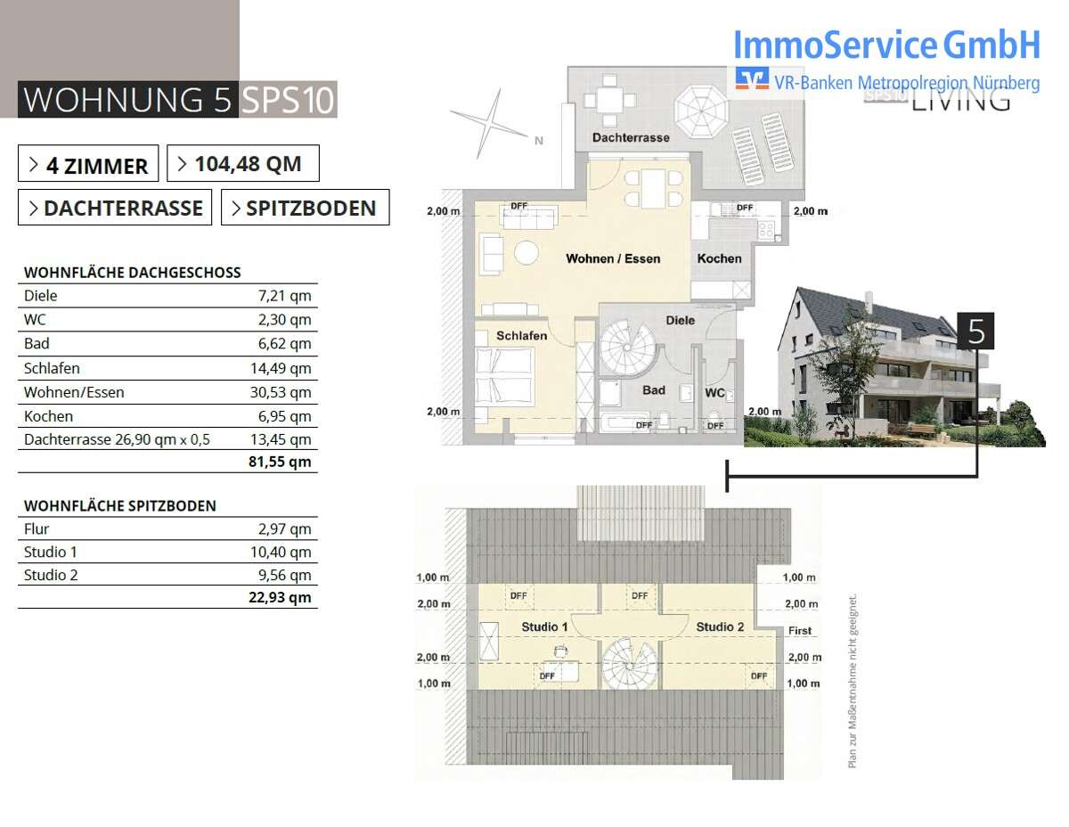Thumbnail-Wohnung zum Kaufen in Nürnberg 659.500,00 € 104.48 m²