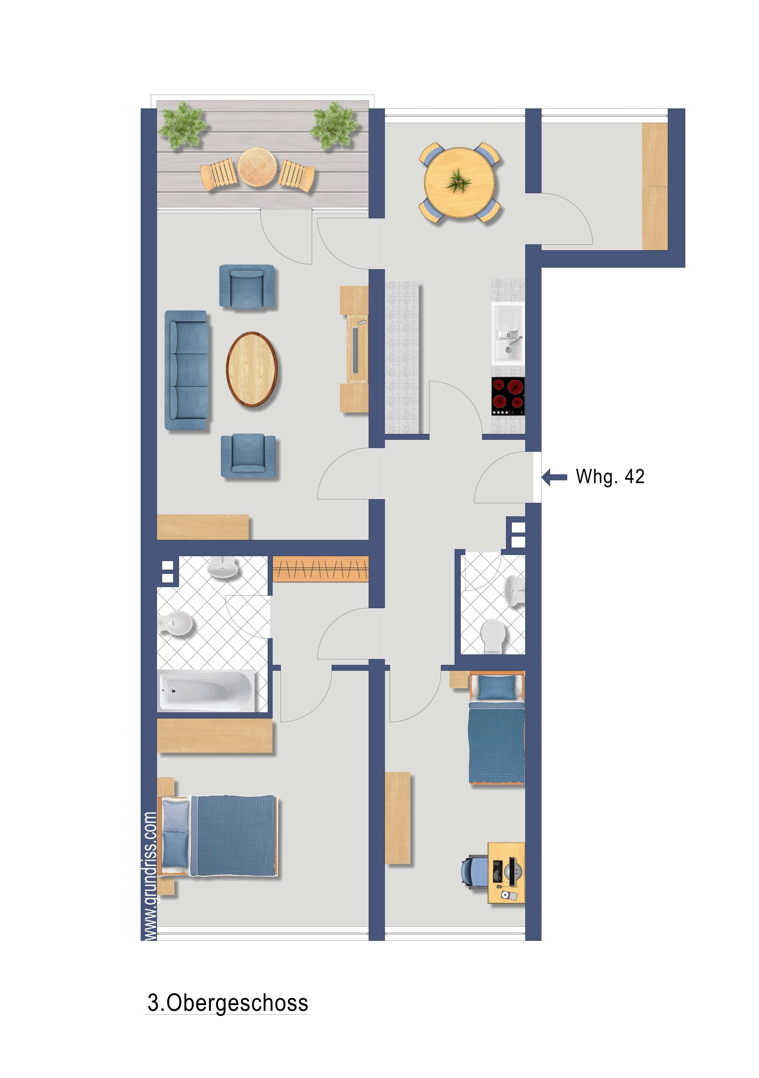Thumbnail-Wohnung zum Kaufen in Herdecke 189.500,00 € 86 m²