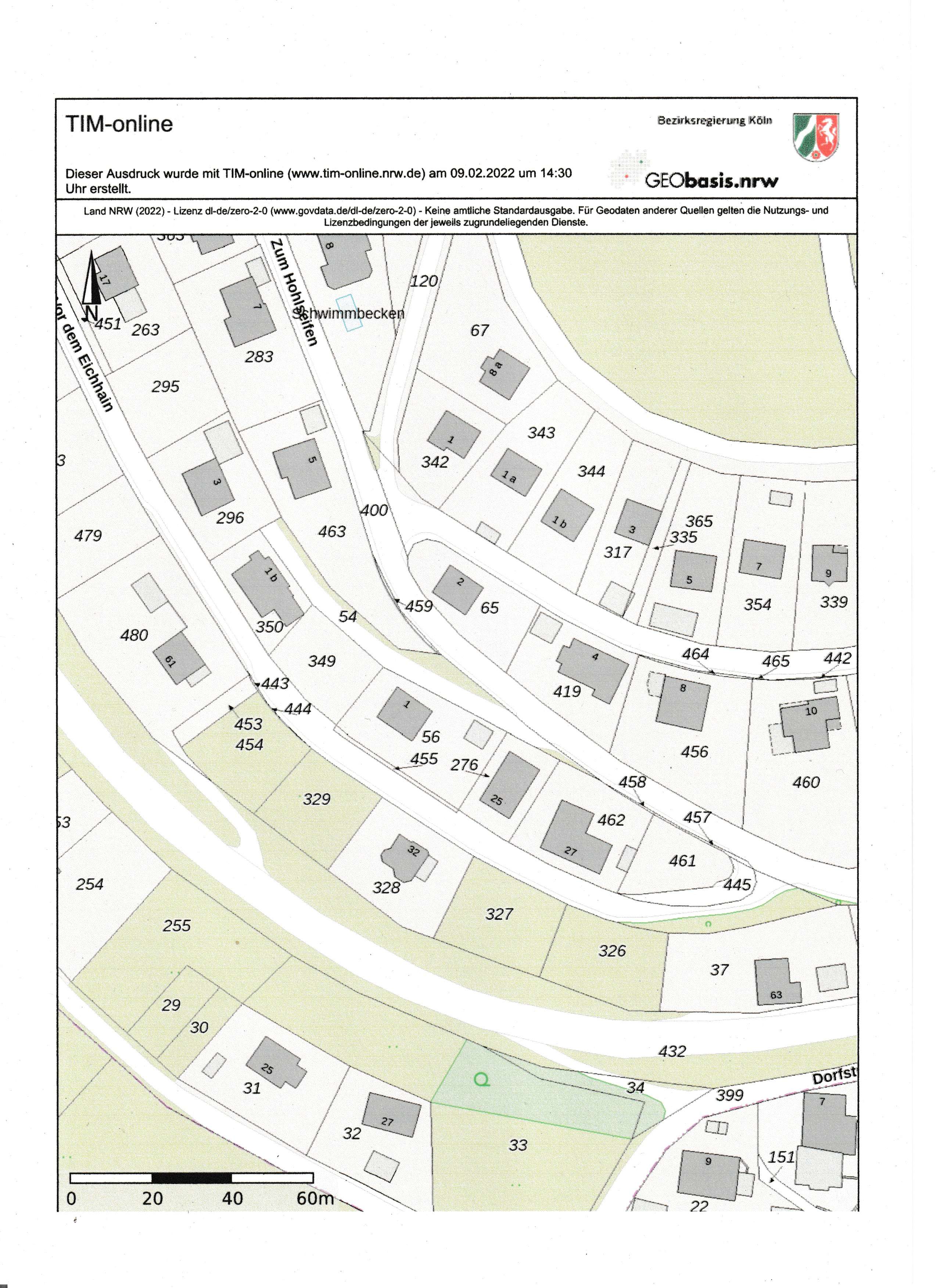 Thumbnail-Grundstück zu verkaufen in Hilchenbach Vormwald 59.400,00 € 429 m²