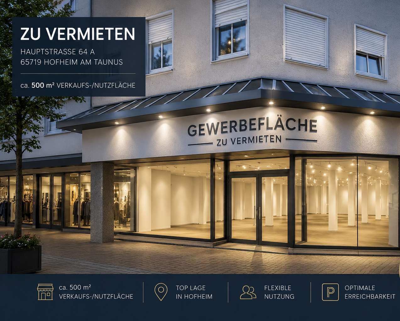Thumbnail-Einzelhandel in Hofheim am Taunus 14.000,00 € 535 m²
