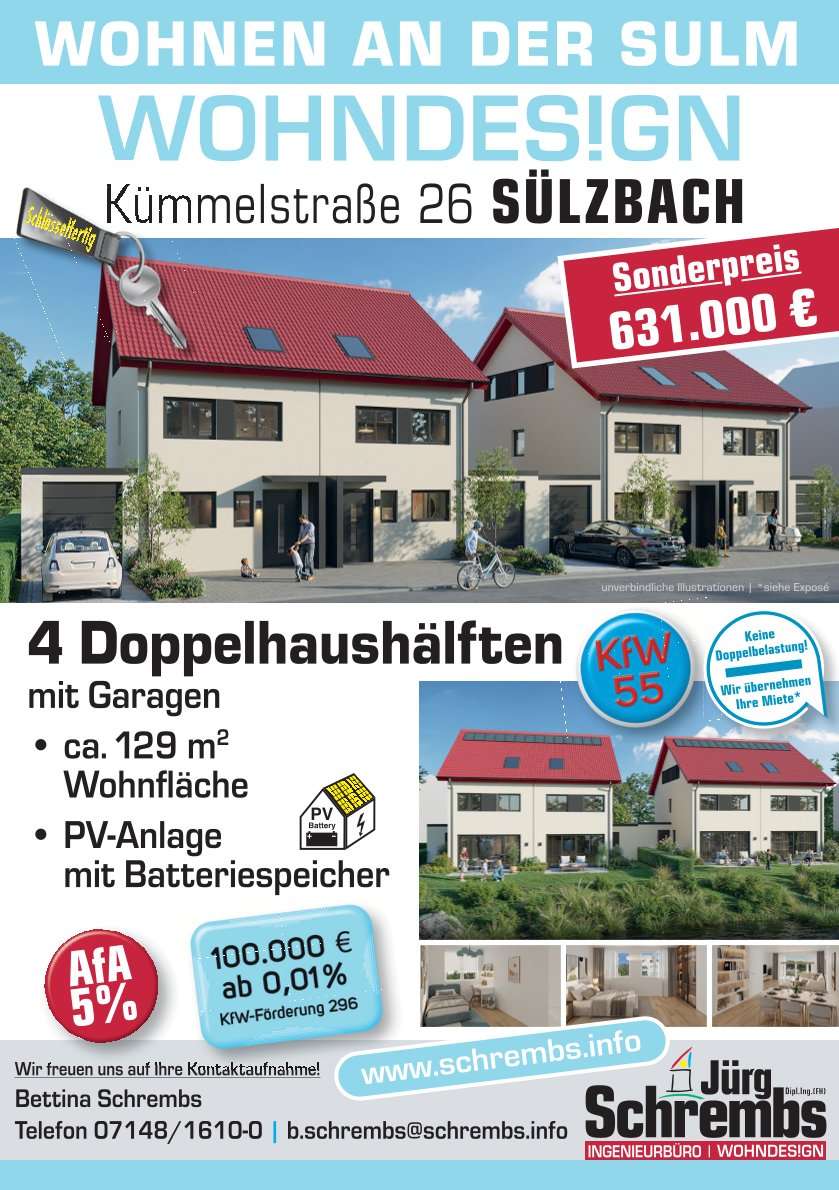 Thumbnail-Haus zum Kaufen in Obersulm 631.000,00 € 129.95 m²