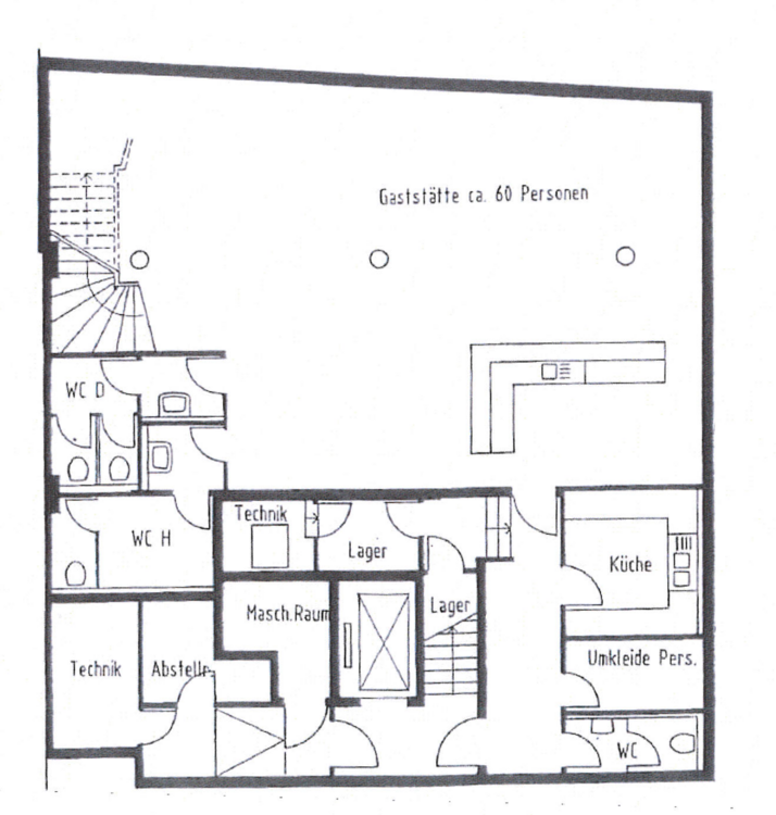 Thumbnail-Gastronomie in Stuttgart 2.500,00 € 166 m²
