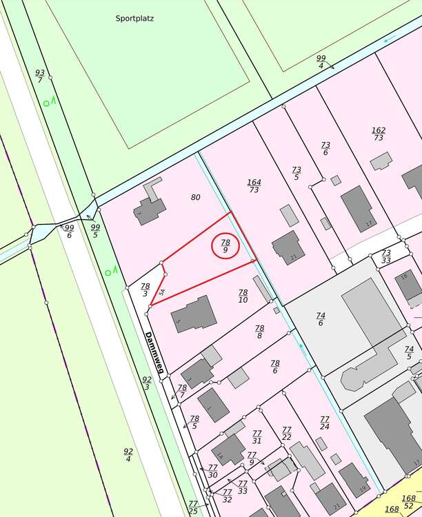Thumbnail-Grundstück zu verkaufen in Moormerland 75.000,00 € 830 m²