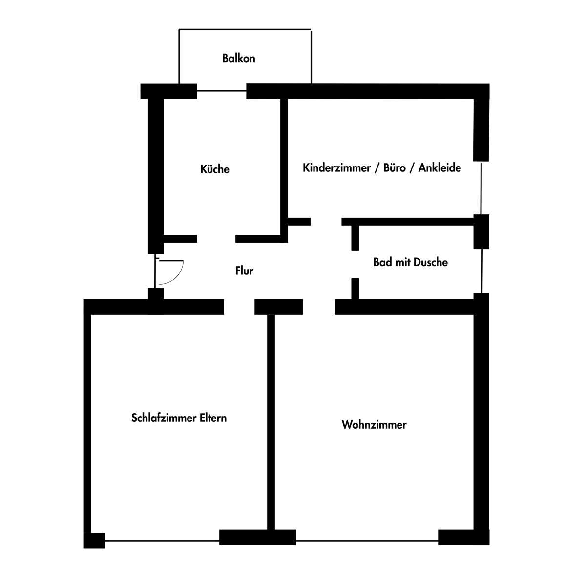 Thumbnail-Wohnung zum Mieten in Schwerte 790,00 € 70.07 m²