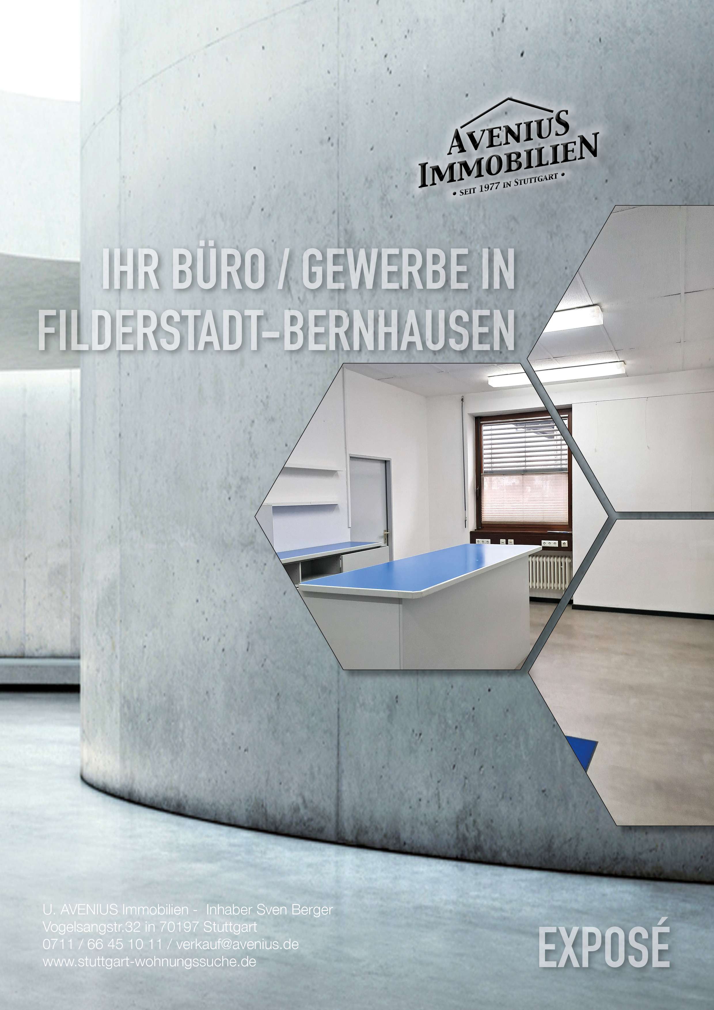 Thumbnail-Büro in Filderstadt-Bernhausen 990,00 € 124 m²