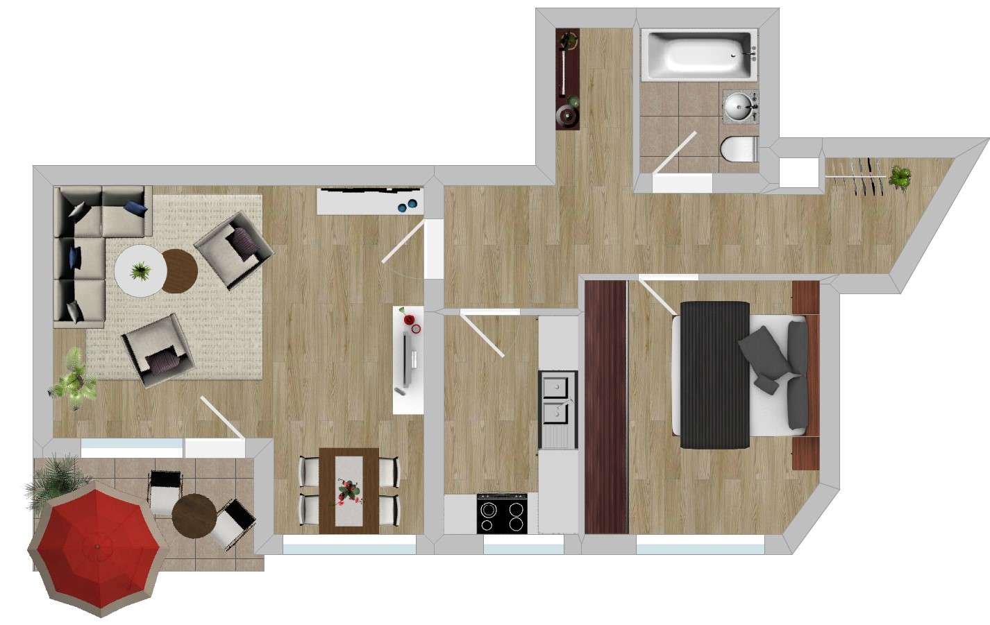 Thumbnail-Wohnung zum Kaufen in Schwelm 119.000,00 € 58 m²