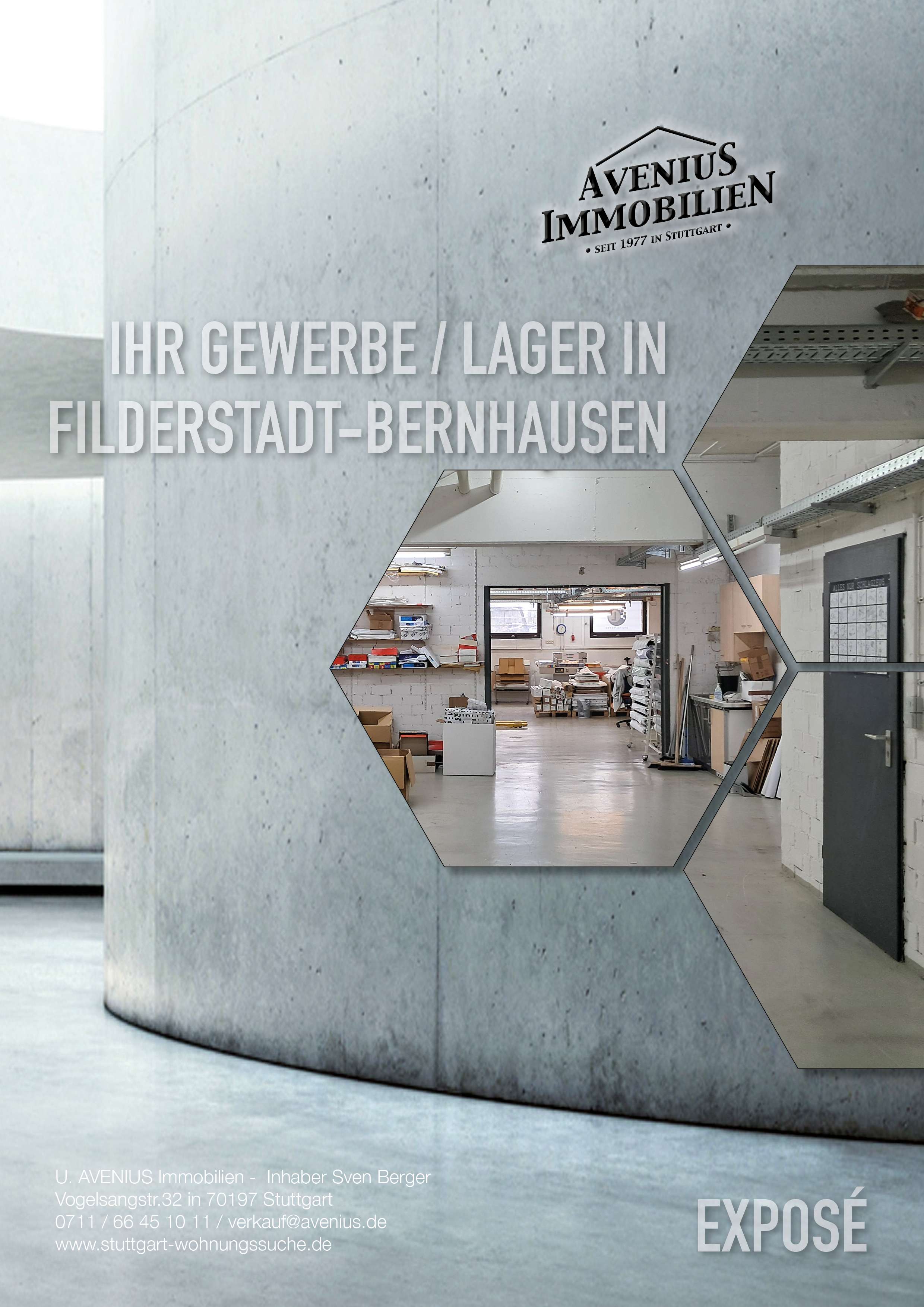 Thumbnail-Halle in Filderstadt-Bernhausen 1.050,00 € 170 m²