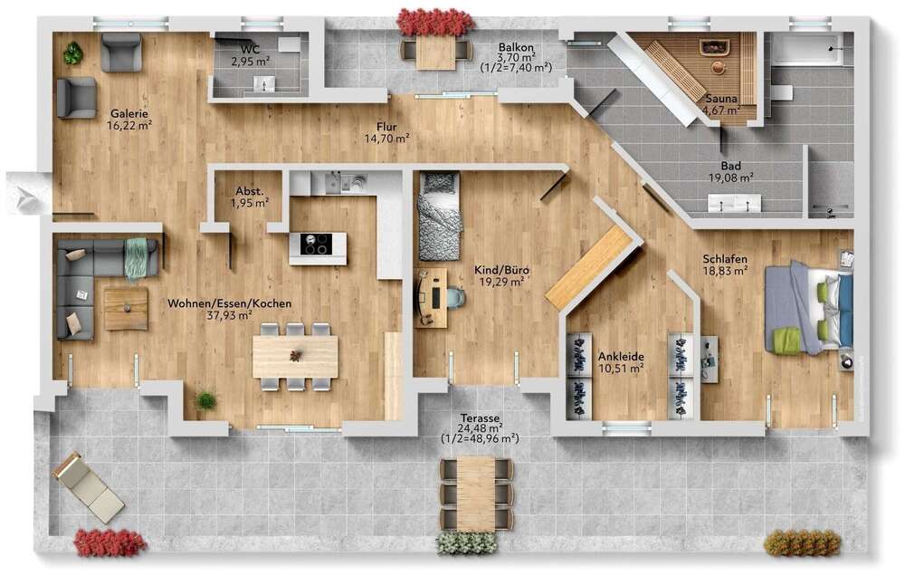 Thumbnail-Wohnung zum Kaufen in Weikersheim 798.339,80 € 174.31 m²