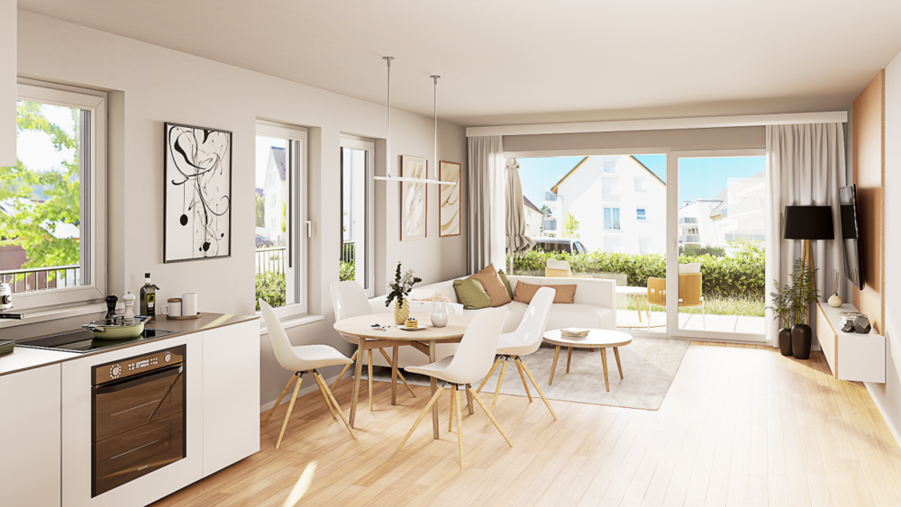 Thumbnail-Wohnung zum Kaufen in Nufringen 539.000,00 € 74.36 m²